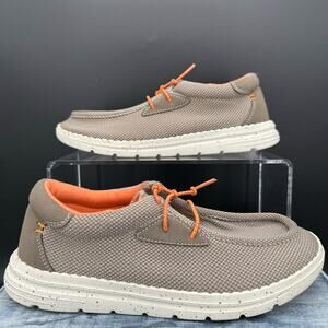 Bruno Marc Boy’s Slip-On Casual Loafer Khaki Size 5